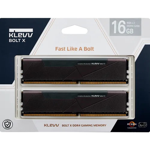 Klevv Bolt X DDR4 16GB (8GBx2) 3200MT/s Desktop Memory - KD4AGUA80-32A160T