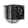 SAMA A60 Silver Dual-Tower 265W CPU Air Cooler with 2 PWM Fans - A60-XXWNNXOX-G