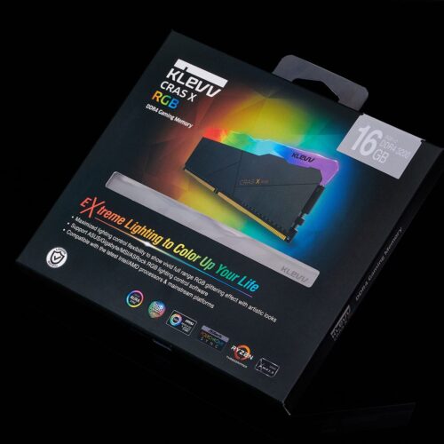Klevv Cras X RGB DDR4 8GB/16GB/32GB 3200/3600/4000 MHz Gaming Memory - KD48GU880-32A160W