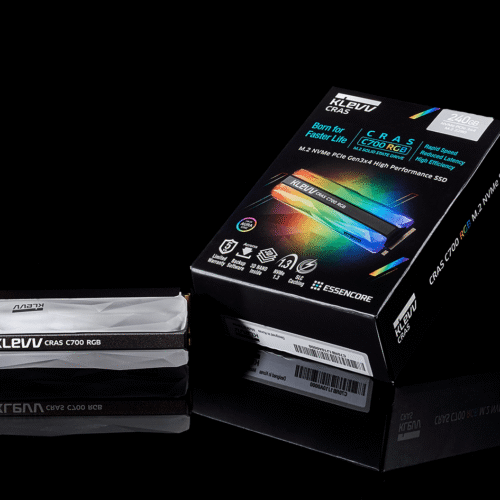 Klevv CRAS C700 RGB M.2 2280 NVMe SSD 240GB/480GB/960GB PCIe Gen3x4 - K960GM2SP0-C7R