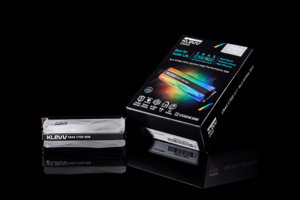 Klevv CRAS C700 RGB M.2 2280 NVMe SSD 240GB/480GB/960GB PCIe Gen3x4 - K960GM2SP0-C7R