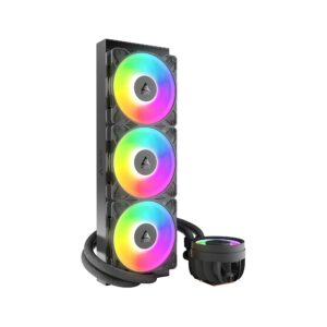 ARCTIC Liquid Freezer III Pro 360 A-RGB Black AIO CPU Cooler 38mm Thick Radiator Intel LGA1851 LGA1700 AMD AM5 AM4 - ACFRE00184A