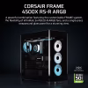 CORSAIR FRAME 4500X RS-R ARGB Curved Tempered Glass Mid-Tower Black - CS-CC-9011314-WW
