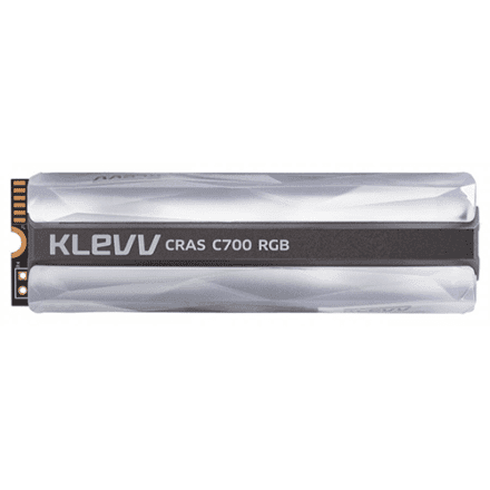 KLEVV CRAS C700 RGB NVMe PCIe Gen3 x4 M.2 2280 SSD 480GB - K480GM2SP0-C7R