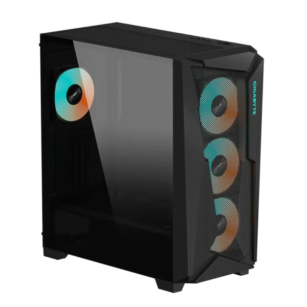 GIGABYTE C301 GLASS V2 Tempered Glass Mid-Tower Black - GP-C301G-V2