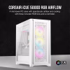 CORSAIR iCUE 5000D RGB AIRFLOW Tempered Glass Mid-Tower True White - CS-CC-9011243-WW