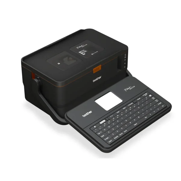 Brother PT-E850TKW Twin-Engine Industrial Tube & Label Printer, 36mm TZe, 360dpi, Wi-Fi, Auto Full/Half-Cut - PT-E850TKW