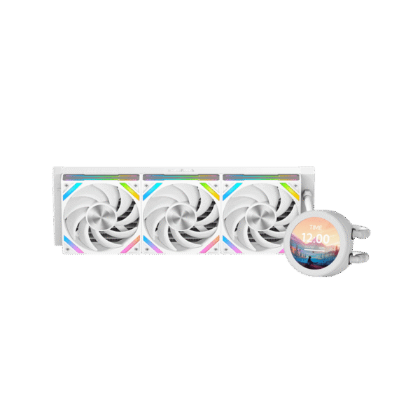 SAMA Q70 360 mm AIO with 2.8-Inch Magnetic IPS LCD White - Q70-WHWAYNO3-G