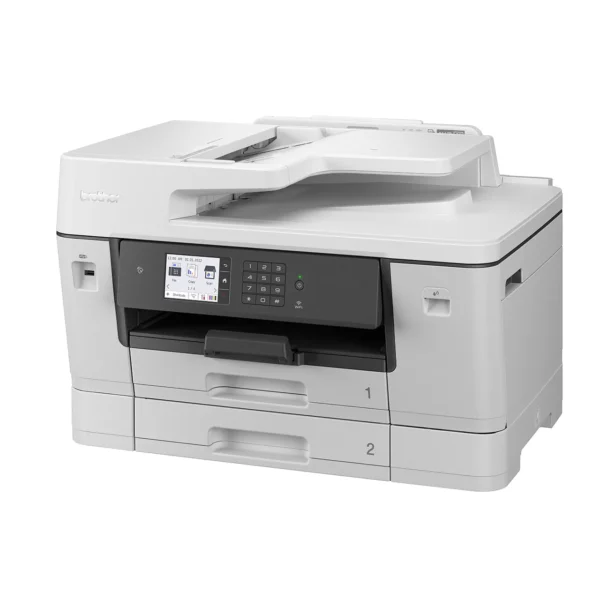 Brother MFC-J3940DW NFC A3 Inkjet All-in-One MFC - Print/Scan/Copy/Fax, Auto Duplex to A3, 28ipm Mono/Color, 50-Sheet ADF, 600-Sheet Input, 3.5in Touchscreen, 3000/1500 Page Yield - MFC-J3940DW