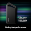 Lexar Professional SL600 Portable SSD 2TB Graphite Grey USB 3.2 Gen 2x2 2000MB/s Aluminum - LSL600X002T-RNBNG