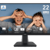 MSI PRO MP225V 21.45 Inch FHD VA Monitor 1920x1080 100Hz 1ms 4000:1 EyesErgo Adaptive-Sync - MSI PRO MP225V