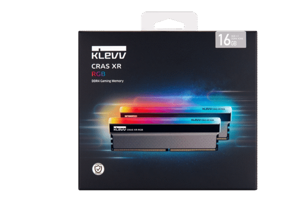 Klevv Cras XR 16GB (2x8GB) DDR4-4000 RGB Gaming Memory - KD48GU880-40B190Z