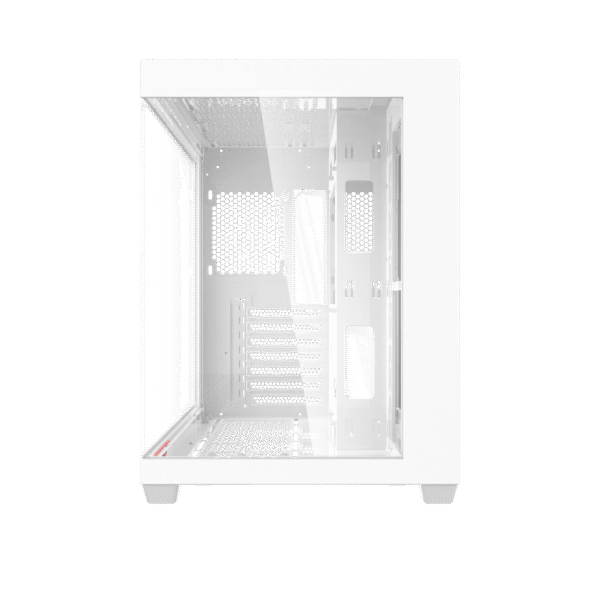 DarkFlash C285P V2 Dual Chamber ATX PC Case Tempered Glass - C285P-V2 Black | White