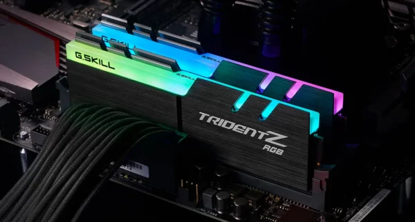 G.Skill Trident Z RGB DDR4 3200MHz CL16 32GB (2x16GB) AMD Optimized Memory Kit - F4-3200C16D-32GTZRX