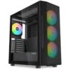 SAMA S40 Mesh Front Mid-Tower with 4 ARGB PWM Fans Black - S40-BKAPA4X1-GL