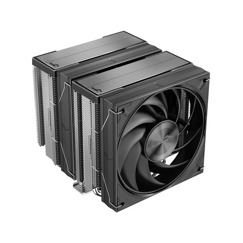 SAMA A60 Silver Dual-Tower 265W CPU Air Cooler with 2 PWM Fans – A60-XXWNNXOX-G
