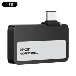 Lexar Professional Go Portable SSD 1TB USB 3.2 Gen 2 1050MB/s Read 1000MB/s Write Black IP65 - LSL400X001T-RNBNG