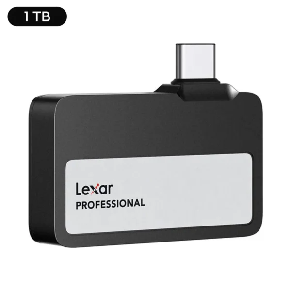 Lexar Professional Go Portable SSD 1TB USB 3.2 Gen 2 1050MB/s Read 1000MB/s Write Black IP65 - LSL400X001T-RNBNG
