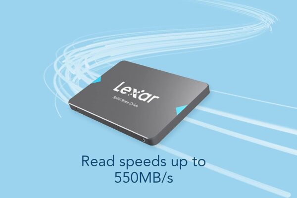 Lexar NQ100 1TB 2.5 Inch SATA III SSD Up to 550MB/s Read Shock Vibration Resistant - LNQ100X001T-RNNNG