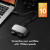 Lexar E6P Portable SSD 2TB USB 3.2 Gen 2 1050MB/s Read 1000MB/s Write - LPAE06N002T-RNBNG
