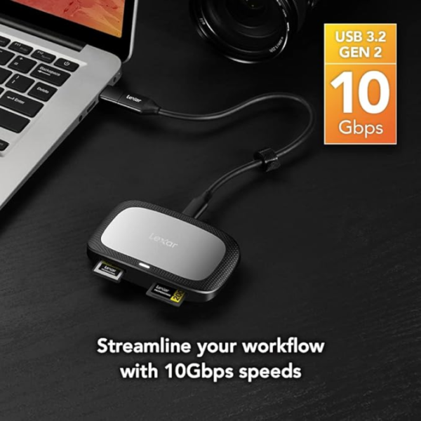 Lexar E6P Portable SSD 2TB USB 3.2 Gen 2 1050MB/s Read 1000MB/s Write - LPAE06N002T-RNBNG
