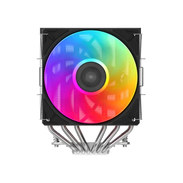2 SAMA A60 ARGB Dual-Tower 265W CPU Air Cooler with Infinity Mirror - A60-XXWAYXOX-G