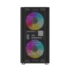 SAMA S30 Mesh Front M-ATX Mini Tower with 3 ARGB PWM Fans Black - S30-BKMP3AX1-GL