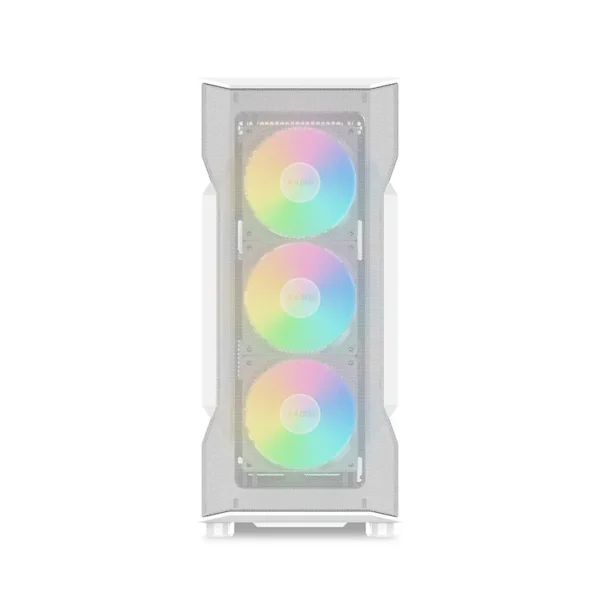 SAMA S40 Mesh Front Mid-Tower with 4 ARGB PWM Fans White - S40-WHAPA4X1-GL