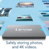 Lexar NQ100 256GB 2.5 Inch SATA III SSD Up to 550MB/s Read Shock Vibration Resistant - LNQ100X256G-RNNNG