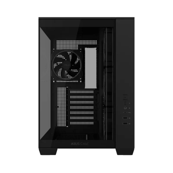 ASUS A32 PLUS 270-Degree Panoramic Glass Mid-Tower Black - A32 PLUS TG ARGB BLACK