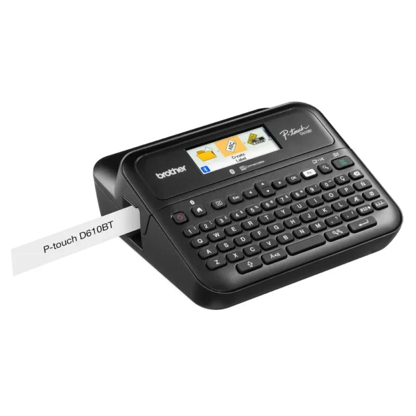 Brother PT-D610BT Professional Bluetooth Label Printer with USB, TZe Tapes up to 24mm, 30mm/sec, Auto Cutter, iPrint&Label - PT-D610BT (Bundle)