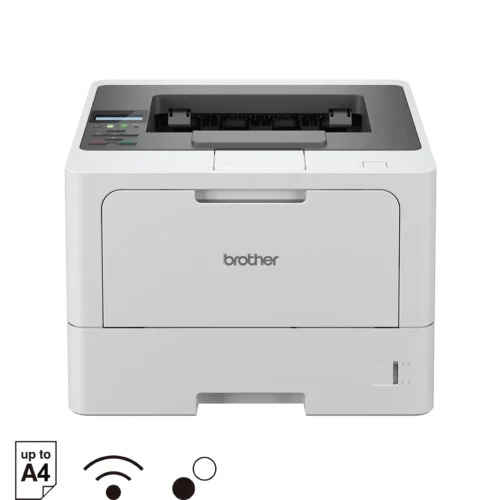 Brother HL-L5210DW High-Speed Mono Laser Printer with Automatic Duplex, 48ppm, Gigabit LAN, Wi-Fi, 1200x1200 dpi - HL-L5210DW