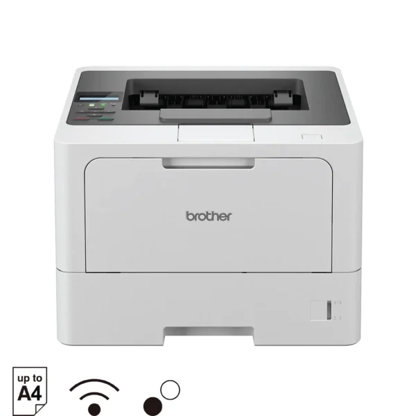 Brother HL-L5210DW High-Speed Mono Laser Printer with Automatic Duplex, 48ppm, Gigabit LAN, Wi-Fi, 1200x1200 dpi - HL-L5210DW