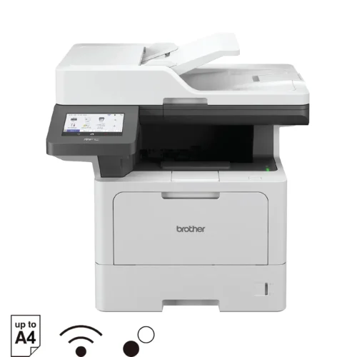 Brother MFC-L5915DW High-Speed Mono Laser Multi-Function Printer with ADF, Duplex Print/Scan, 50ppm, Gigabit LAN, Wi-Fi, 5.0 Touchscreen - MFC-L5915DW