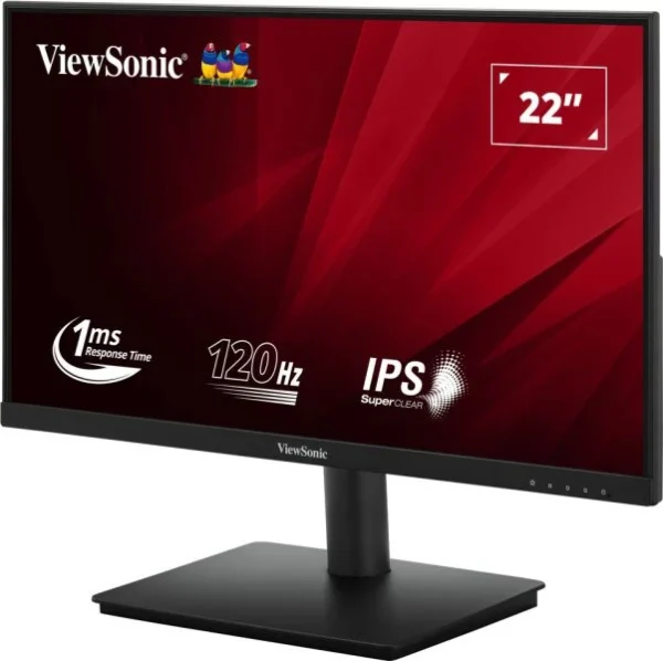 ViewSonic VA221A-H 22 Inch Full HD IPS Monitor 120Hz 1ms HDMI VGA Eye ProTech Borderless Black - ViewSonic VA221A-H (Black)