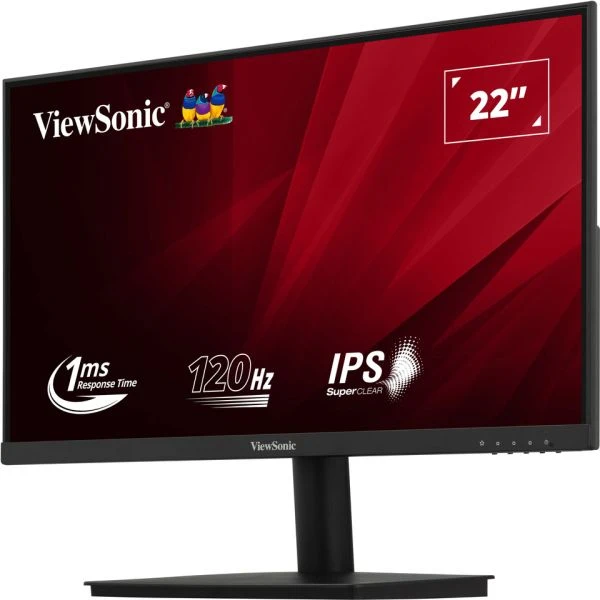 ViewSonic VA221A-H 22 Inch Full HD IPS Monitor 120Hz 1ms HDMI VGA Eye ProTech Borderless Black - ViewSonic VA221A-H (Black)