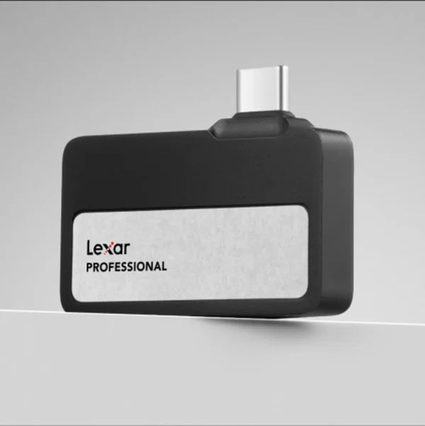 Lexar Professional Go Portable SSD with Hub USB 3.2 Gen 2 1050MB/s Read 1000MB/s Write 4-Port 10Gbps IP65 Black - LPASL400-RNBNG
