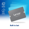 Lexar NS100 2TB 2.5 Inch SATA III SSD Up to 550MB/s Read 500MB/s Write Shock Vibration Resistant - LNS100-2TRB