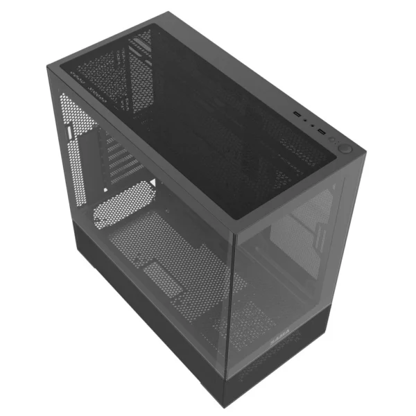 SAMA V40E 270-Degree Dual Glass Mid-Tower Black - V40E-BKAD00X1-RU