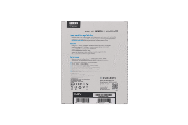 Klevv Neo N400 2.5 SATA SSD 240GB/256GB/480GB/512GB - K240GSSDS3-N40