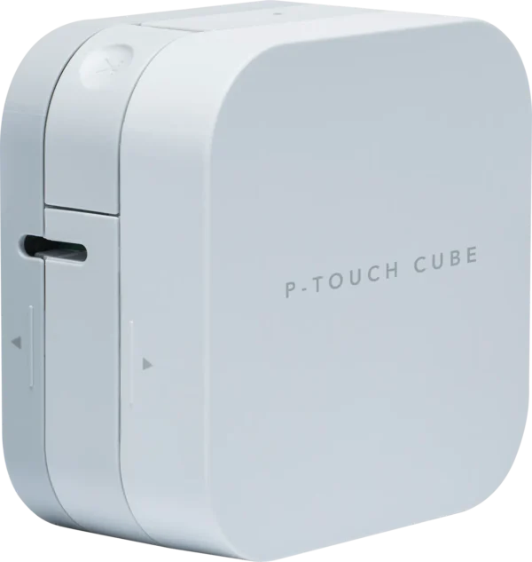 Brother PT-P300BT Cube Bluetooth Label Printer with Mobile App, TZe Tapes up to 12mm, 20mm/sec, Craft Templates - PT-P300BT