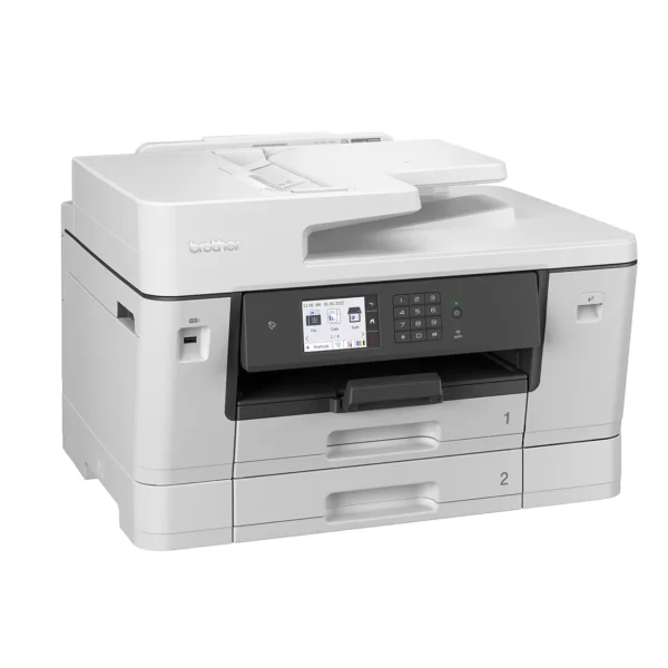 Brother MFC-J3940DW NFC A3 Inkjet All-in-One MFC - Print/Scan/Copy/Fax, Auto Duplex to A3, 28ipm Mono/Color, 50-Sheet ADF, 600-Sheet Input, 3.5in Touchscreen, 3000/1500 Page Yield - MFC-J3940DW