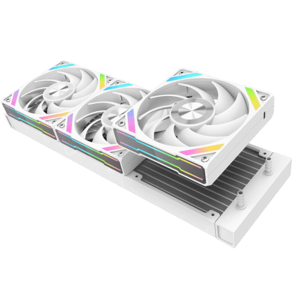 SAMA Q70 360 mm AIO with 2.8-Inch Magnetic IPS LCD White - Q70-WHWAYNO3-G