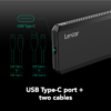 Lexar Professional SL600 Portable SSD 2TB Graphite Grey USB 3.2 Gen 2x2 2000MB/s Aluminum - LSL600X002T-RNBNG