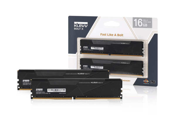Klevv Bolt X DDR4 16GB (8GB x2) 3200/3600 MHz Gaming Memory - KD48GU880-32A160U