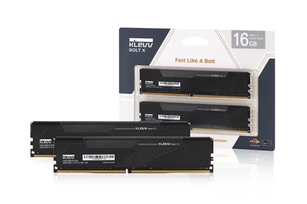 Klevv Bolt X DDR4 16GB (8GB x2) 3200/3600 MHz Gaming Memory