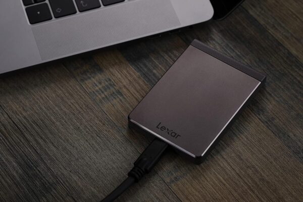 Lexar SL200 Portable SSD 512GB USB 3.1 Gen2 Type-C 550MB/s Read 400MB/s Write - LSL200X512G-RNNNG
