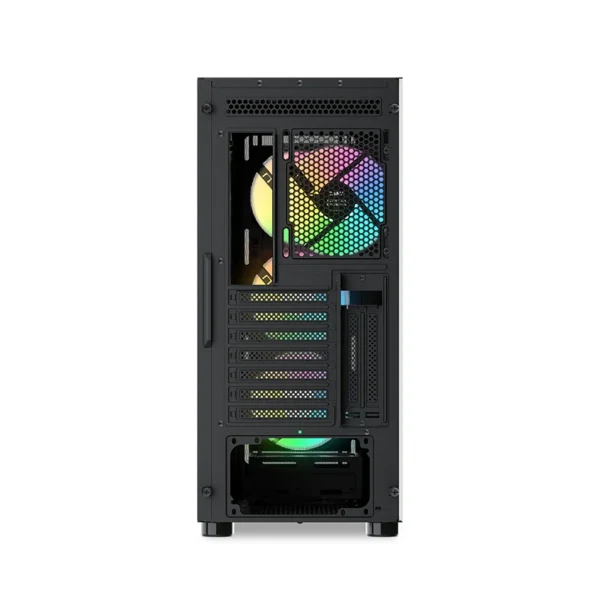 SAMA S40 Mesh Front Mid-Tower with 4 ARGB PWM Fans Black - S40-BKAPA4X1-GL