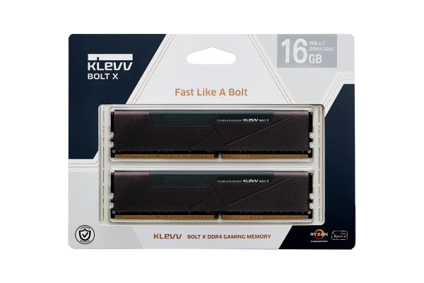 Klevv Bolt X DDR4 16GB (8GB x2) 3200/3600 MHz Gaming Memory