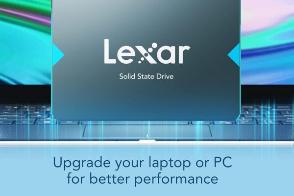 Lexar NQ100 256GB 2.5 Inch SATA III SSD Up to 550MB/s Read Shock Vibration Resistant - LNQ100X256G-RNNNG